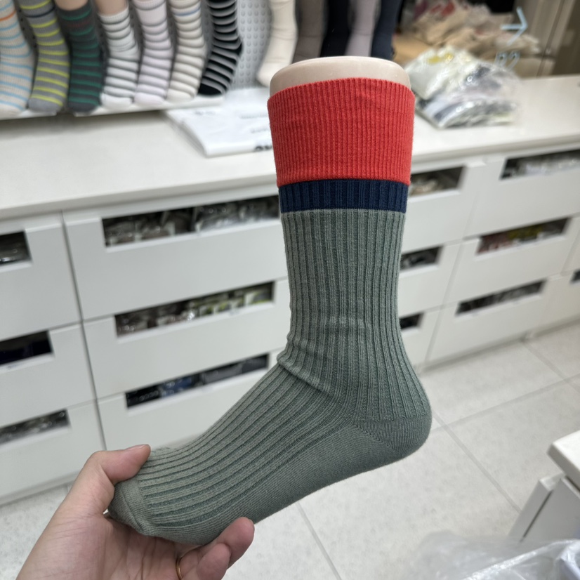 AILEEN東大門㊣直郵女裝新品25秋冬休閑職業真品時尚人氣襪子LEJUNEV襪子圖色4