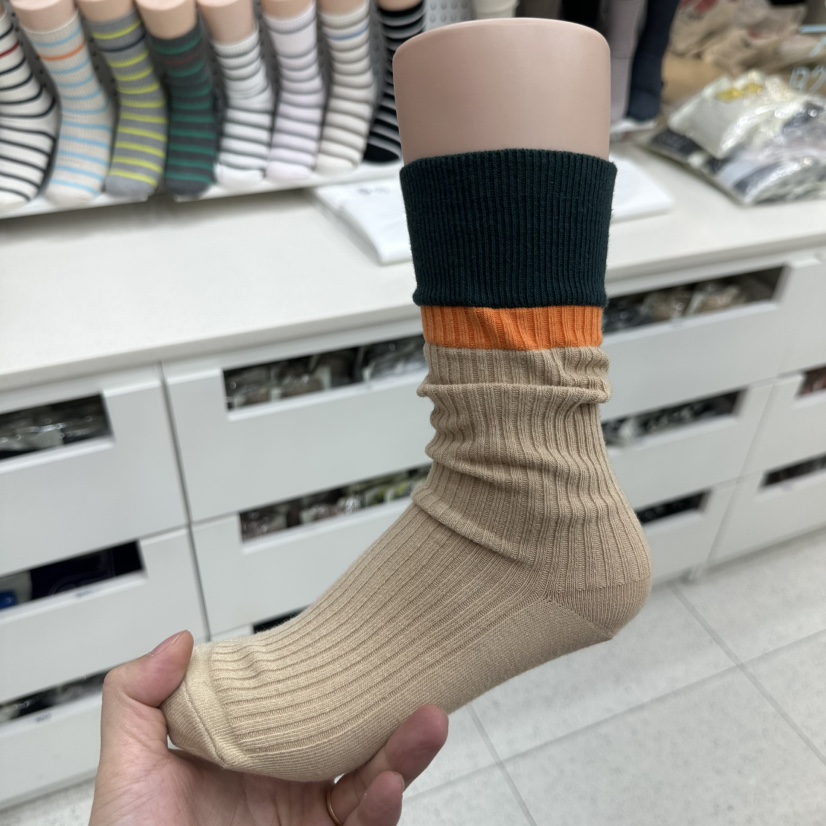 AILEEN東大門㊣直郵女裝新品25秋冬休閑職業真品時尚人氣襪子LEJUNEV襪子圖色7