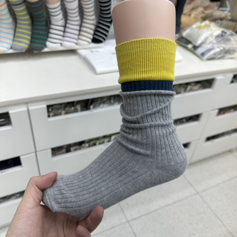 AILEEN東大門㊣直郵女裝新品25秋冬休閑職業真品時尚人氣襪子LEJUNEV襪子圖色9