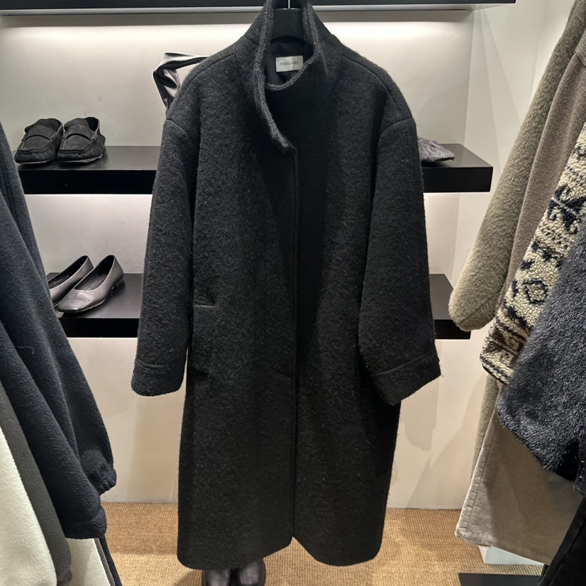 FEBRUARY 11東大門㊣直郵女裝新款25秋冬職業時尚中長款大衣FEBRUARY 11中長款大衣圖色2