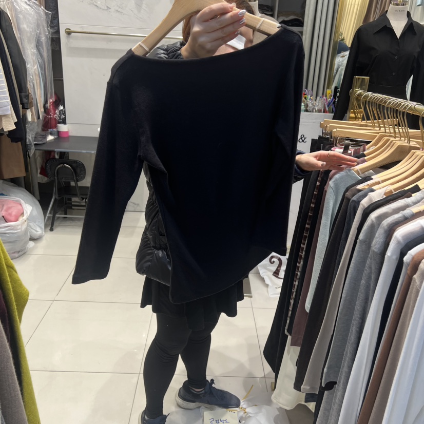 SOO JUNE東大門㊣直郵女士新款休閑熱賣25秋冬職業長袖T恤SOO JUNE長袖T恤