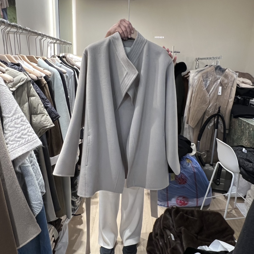 ARCHER東大門㊣代購女士新品人氣推薦熱賣時尚休閑短款大衣ARCHER短款大衣圖色1