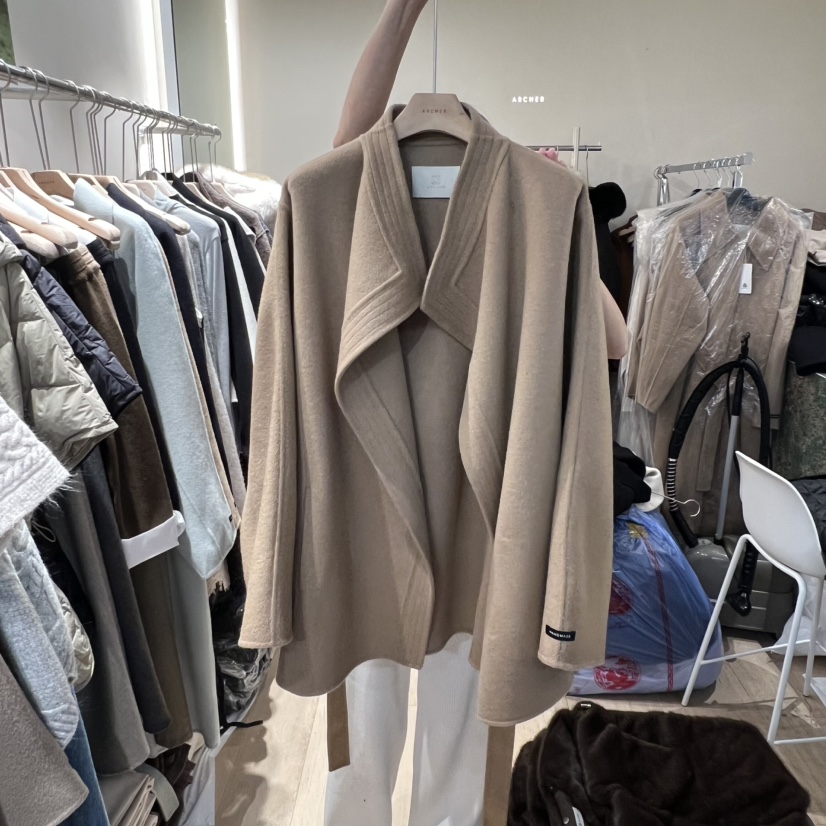 ARCHER東大門㊣代購女士新品人氣推薦熱賣時尚休閑短款大衣ARCHER短款大衣圖色2