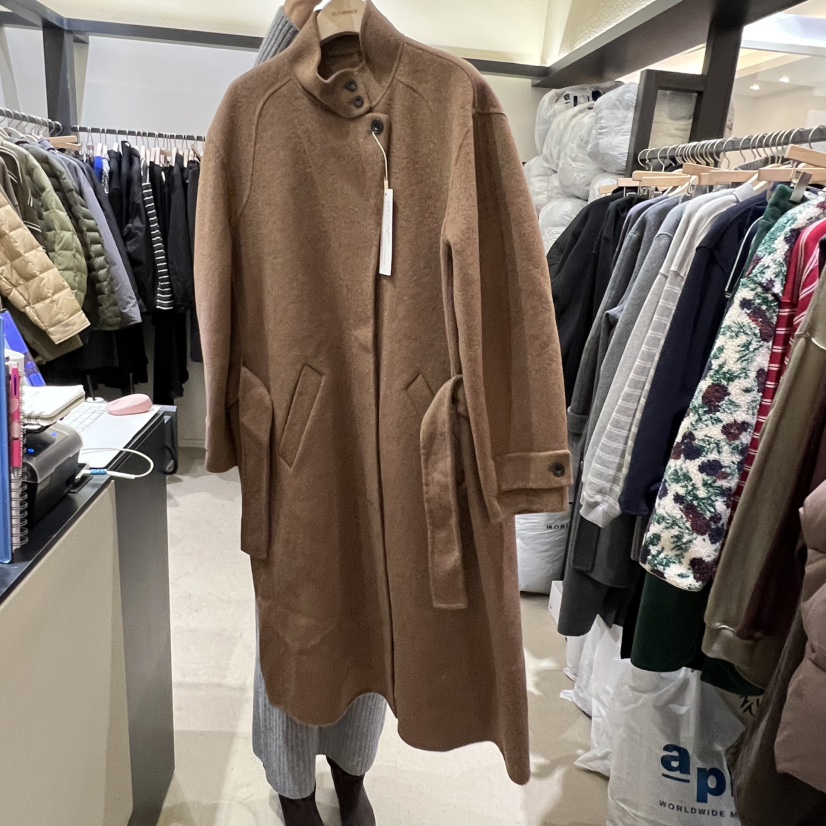 SELF SERVICE韓國直郵㊣女裝新品推薦25秋冬熱賣中長款大衣SELF SERVICE中長款大衣圖色2