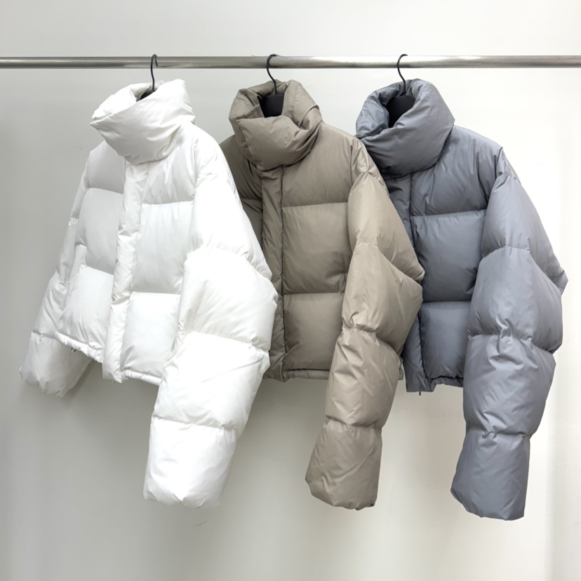 RIVER韓國代購㊣女裝新款25秋冬熱賣休閑推薦時尚短款羽絨服WATER/RIVER短款羽絨服