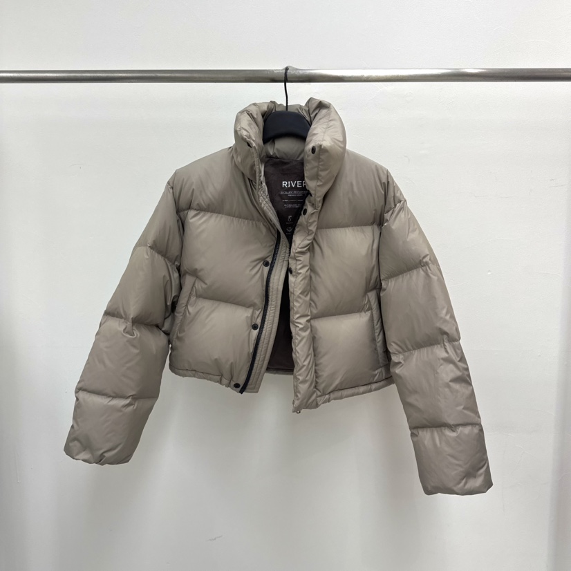 RIVER韓國代購㊣女裝新款25秋冬熱賣休閑推薦時尚短款羽絨服WATER/RIVER短款羽絨服圖色2