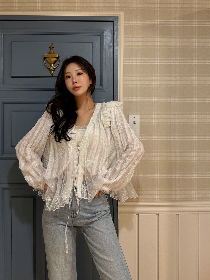 81 MARKET-L東大門㊣實拍女士新品人氣休閑真品襯衫蕾絲衫81 MARKET-L襯衫/蕾絲衫