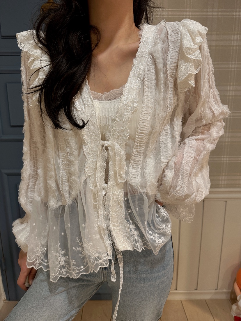 81 MARKET-L東大門㊣實拍女士新品人氣休閑真品襯衫蕾絲衫81 MARKET-L襯衫/蕾絲衫