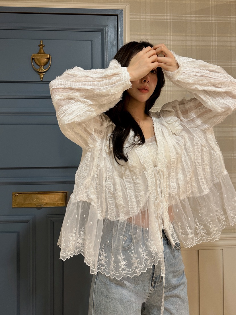 81 MARKET-L東大門㊣實拍女士新品人氣休閑真品襯衫蕾絲衫81 MARKET-L襯衫/蕾絲衫