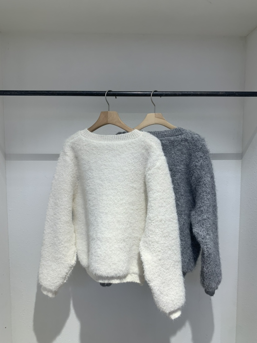 IR BIEN/BIENBIEN韓國代購㊣女士新款人氣熱賣毛衣花朵開衫IR BIEN/BIENBIEN毛衣