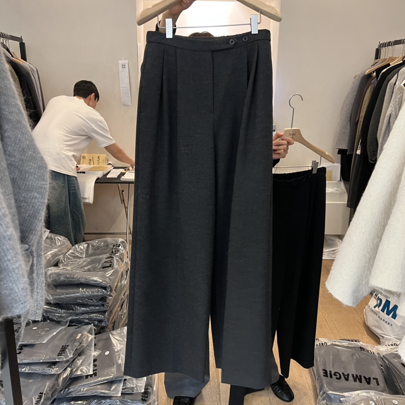 LA MAGIE FEMME東大門㊣代購女士新款人氣職業真品休閑褲Lamagie Femme休閑褲圖色3