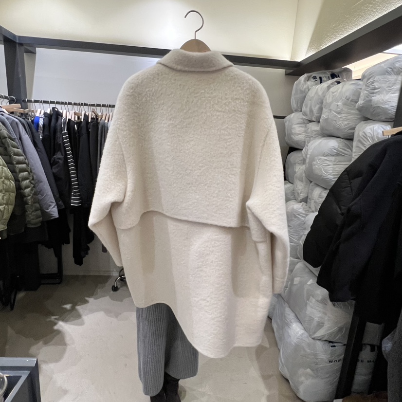 SELF SERVICE東大門㊣直郵女裝新款25秋冬休閑職業中長款大衣SELF SERVICE中長款大衣