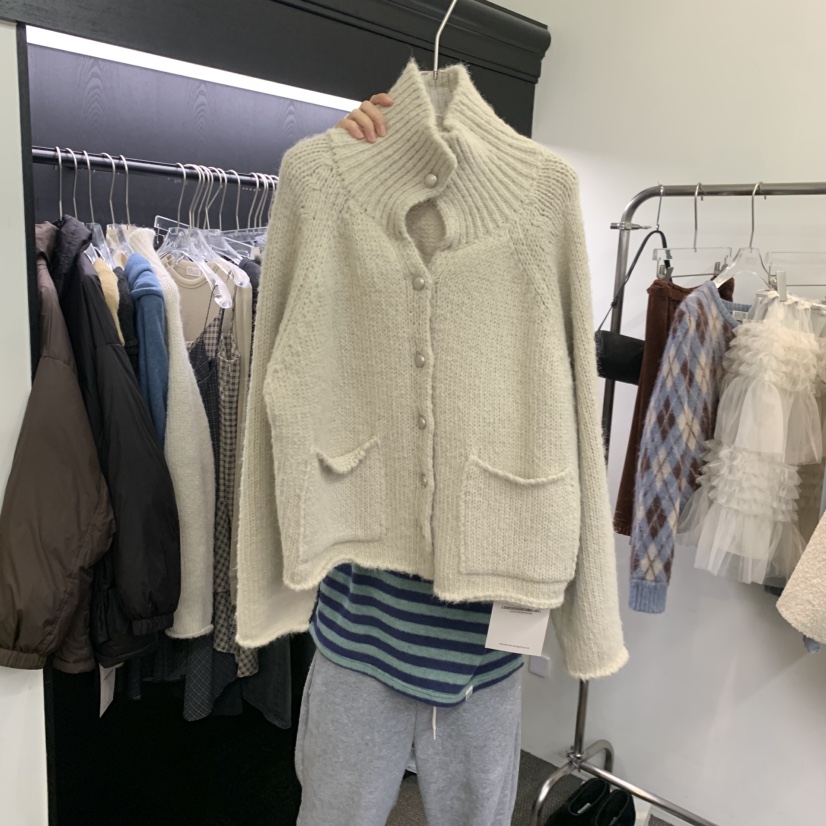 MORE THAN YESTERDAY/LOVE YOU SO MUCH韓國代購㊣女士新品25秋冬針織衫高領LYSM/MORE THAN YESTERDAY針織衫圖色2