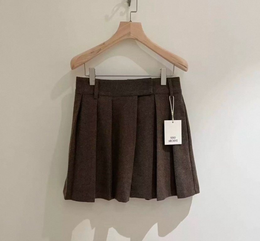 SIHO ARCHIVE韓國直郵㊣女士新款時尚休閑職業短裙百褶褶裙SIHO ARCHIVE短裙圖色1