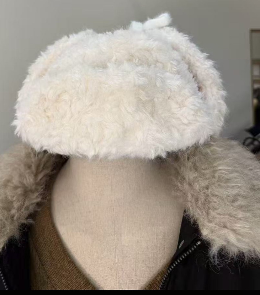 OBJET東大門㊣直郵女士新款真品25秋冬人氣休閑推薦職業帽子love us u/OBJET帽子圖色1