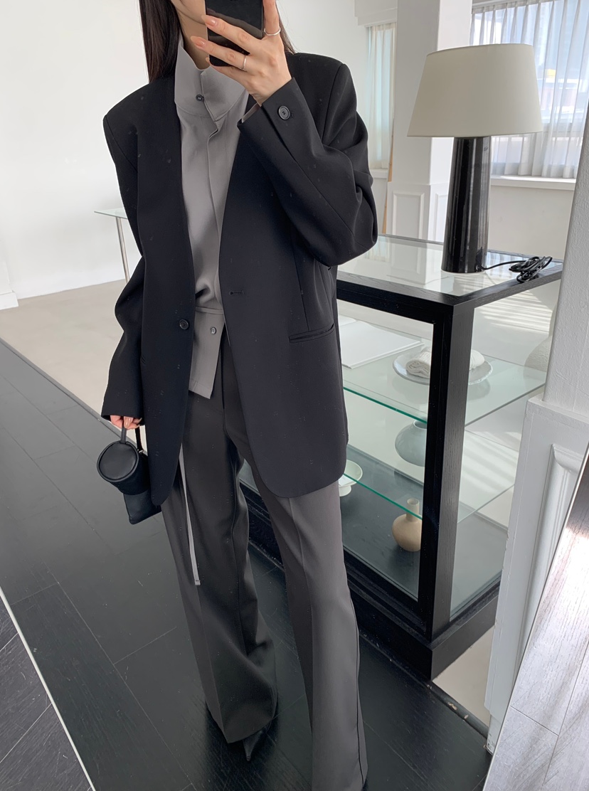 aube nunt東大門㊣代購女士新款休閑25秋冬襯衫蕾絲衫含腰繩aube nunt襯衫/蕾絲衫