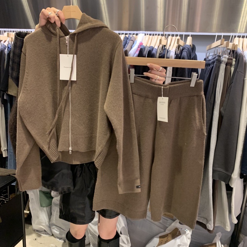 BANY ANCO東大門㊣代購女士新品休閑真品時尚套裝套裝連帽BANY ANCO套裝圖色1