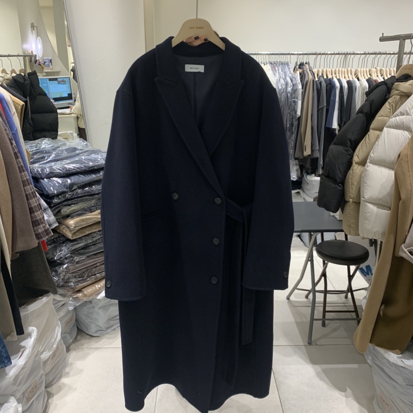 NAVYBURST東大門㊣直郵女士新品25秋冬休閑真品熱賣中長款大衣NAVY BURST中長款大衣圖色2