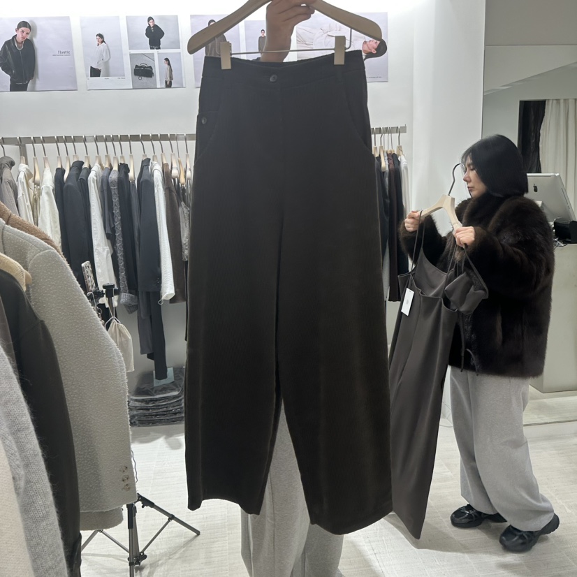 HAUTTE-P東大門㊣代購女裝新品真品人氣推薦時尚熱賣休閑褲HAUTTE休閑褲圖色2棕色
