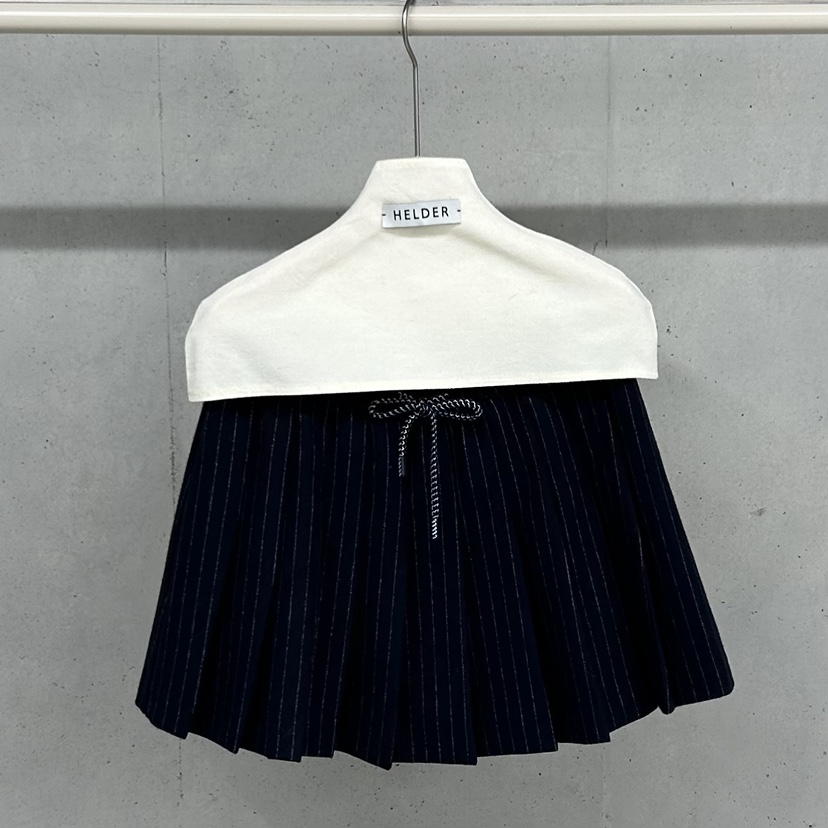 HELDER-P東大門㊣代購女士新款推薦時尚人氣職業25秋冬短裙HELDER短裙圖色2深藍色