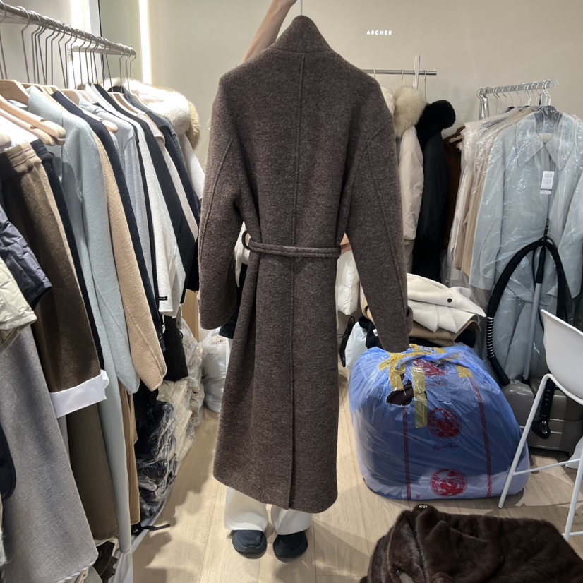 ARCHER東大門㊣直郵女裝新品時尚真品25秋冬職業中長款大衣ARCHER中長款大衣