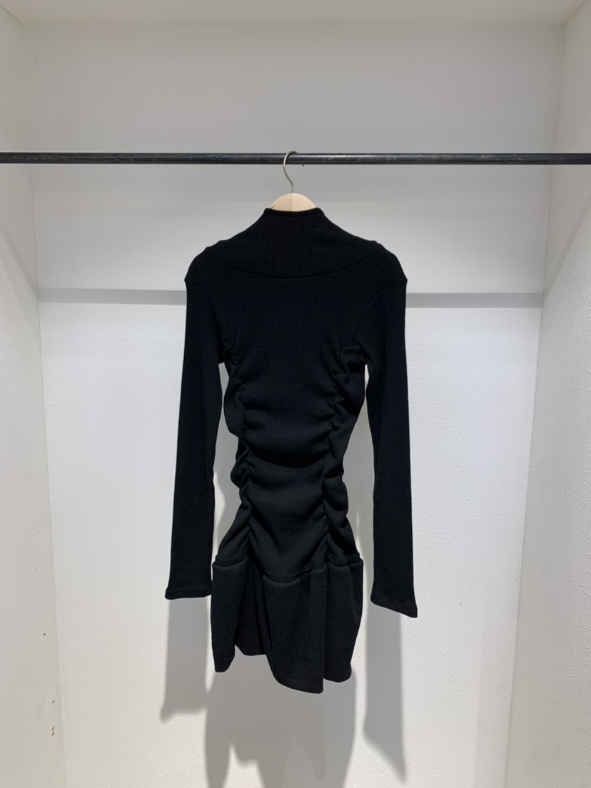 IR BIEN/BIENBIEN東大門㊣實拍女士新品職業時尚連衣裙褶皺IR BIEN/BIENBIEN連衣裙圖色2