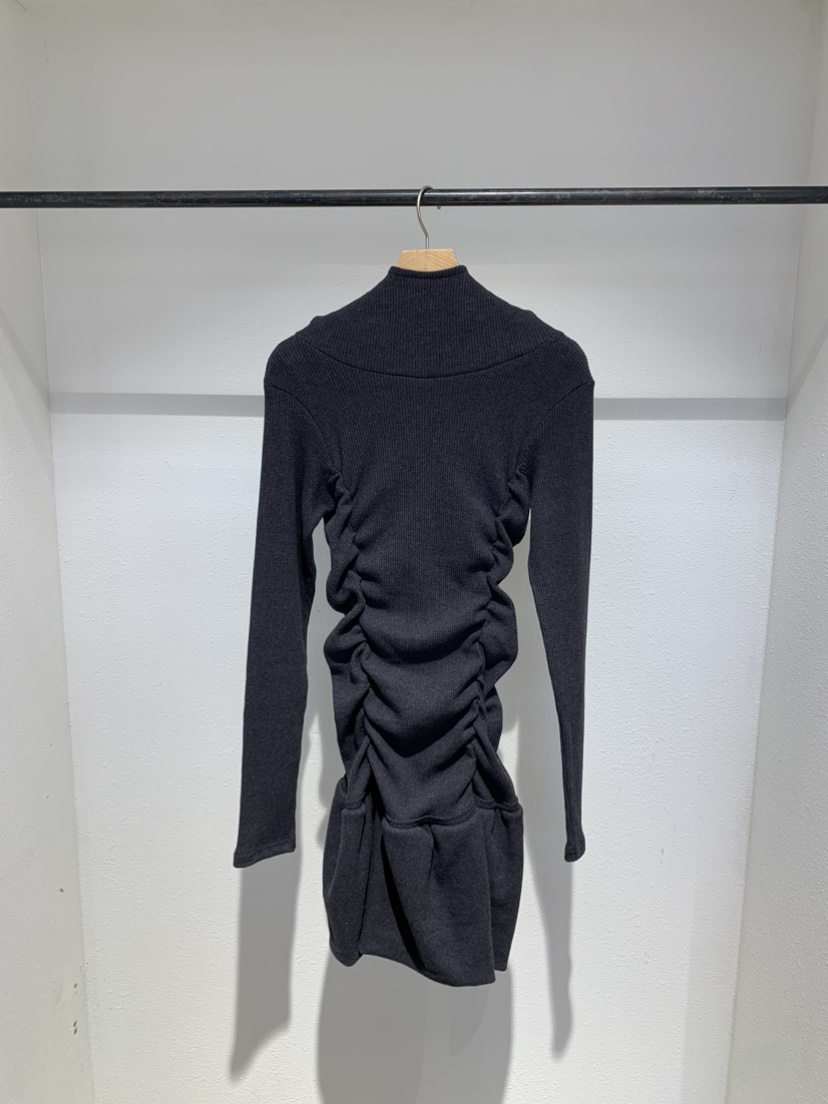 IR BIEN/BIENBIEN東大門㊣實拍女士新品職業時尚連衣裙褶皺IR BIEN/BIENBIEN連衣裙圖色3