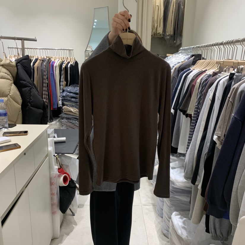 NAVYBURST東大門㊣直郵女裝新款休閑人氣熱賣25秋冬長袖T恤NAVY BURST長袖T恤圖色4