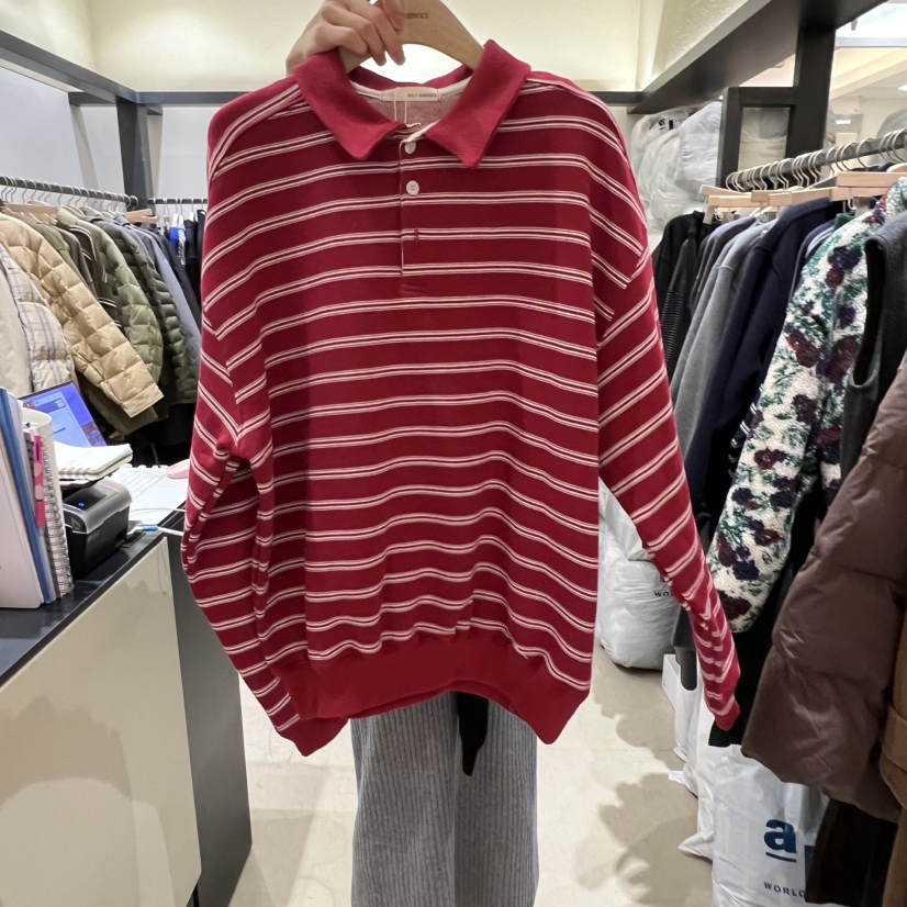 SELF SERVICE東大門㊣直郵女裝新款熱賣25秋冬真品衛衣加絨SELF SERVICE衛衣圖色1