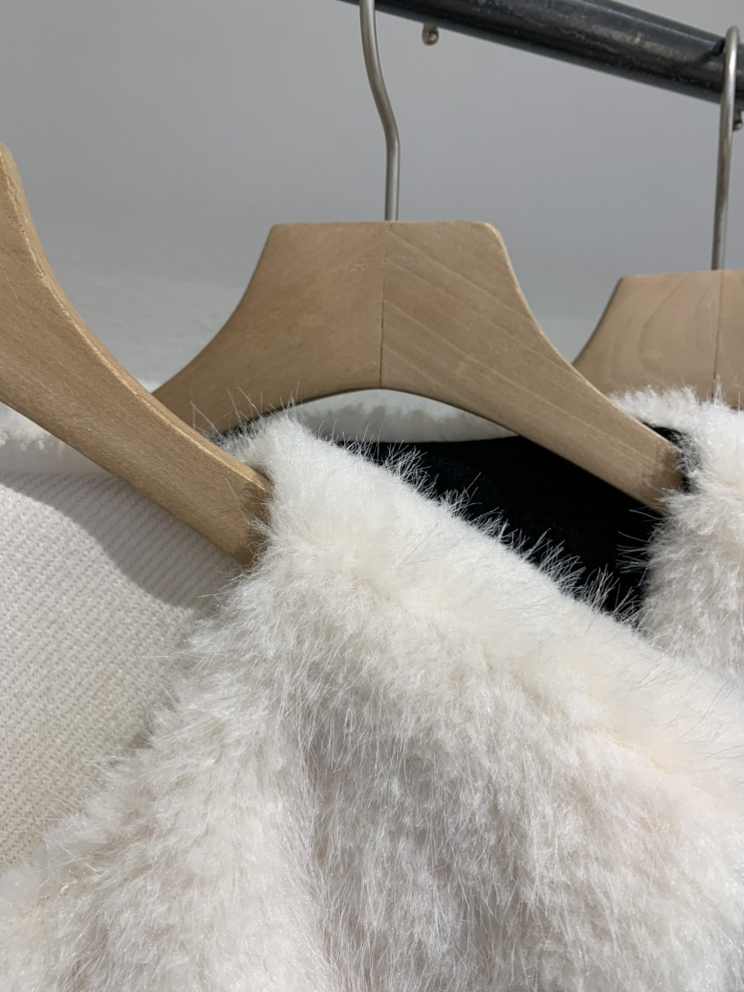 IR BIEN/BIENBIEN東大門㊣直郵女裝新品職業馬甲毛皮雙面IR BIEN/BIENBIEN馬甲