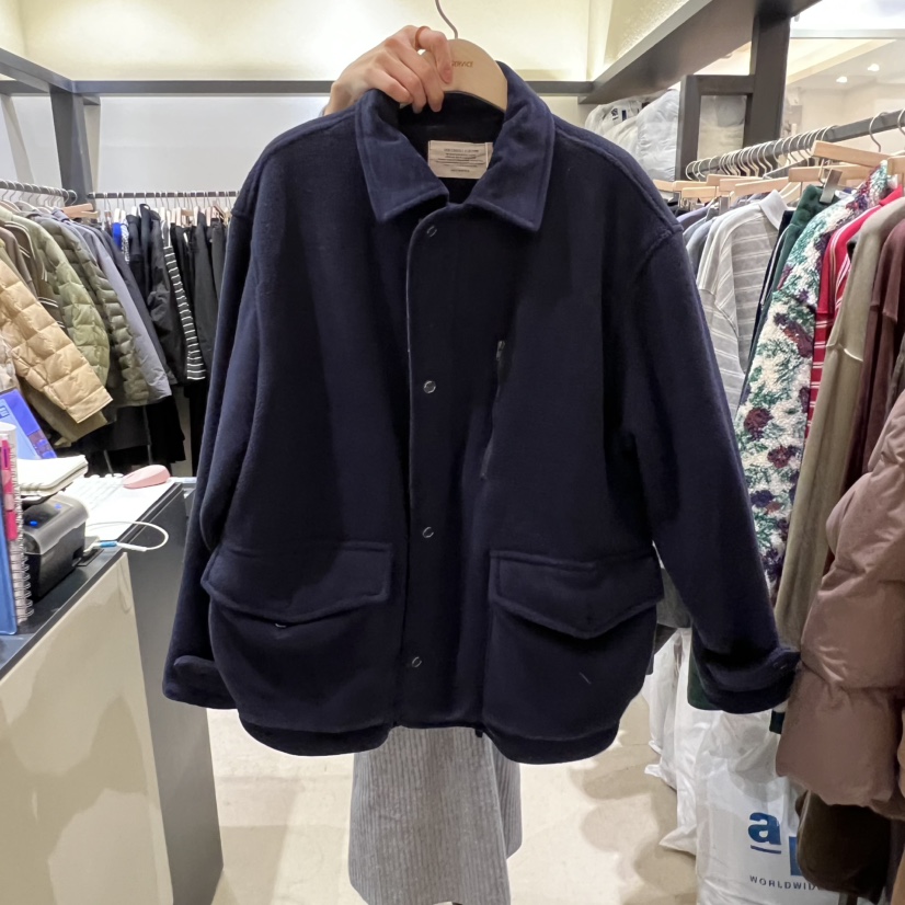 SELF SERVICE東大門㊣代購女士新款熱賣真品推薦職業夾克羊毛SELF SERVICE夾克圖色1