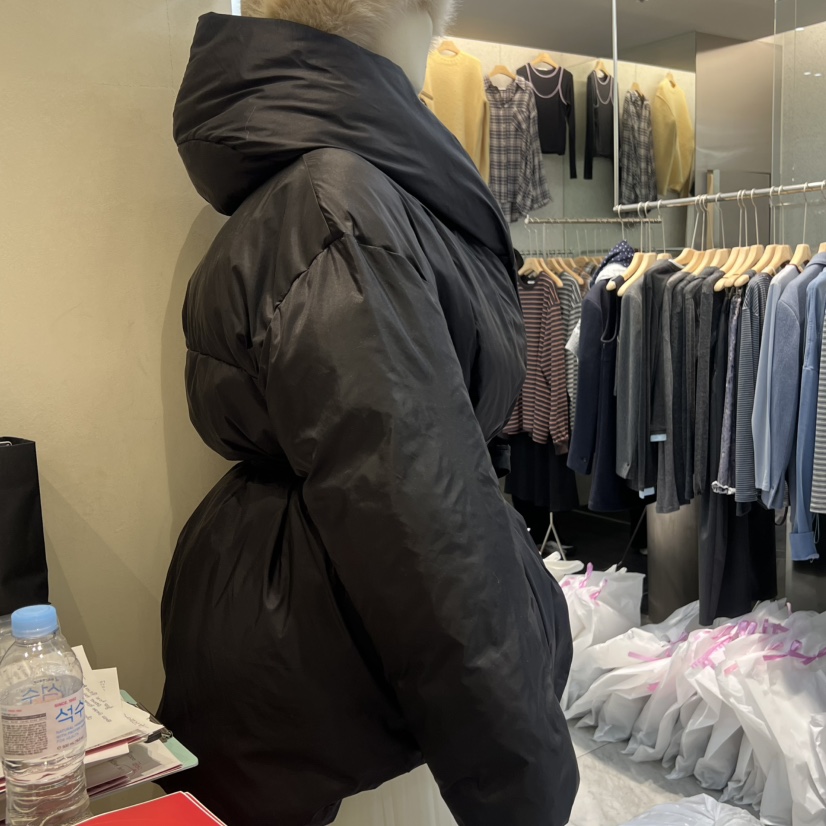 J PEAK/BY FLOW韓國代購㊣女裝新款時尚短款羽絨服填充鴨絨J PEAK短款羽絨服