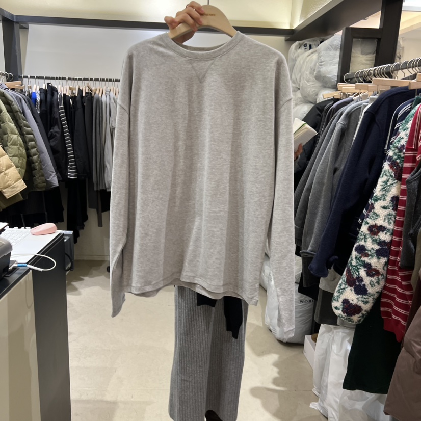 SELF SERVICE韓國代購㊣女裝新品時尚熱賣推薦休閑長袖T恤SELF SERVICE長袖T恤圖色3