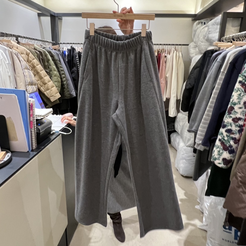 SELF SERVICE東大門㊣實拍女裝新款時尚休閑真品休閑褲加絨SELF SERVICE休閑褲圖色3