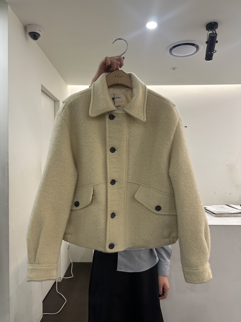 YOUR-P韓國代購㊣女裝新品25秋冬時尚休閑熱賣推薦人氣夾克YOUR-P夾克圖色1