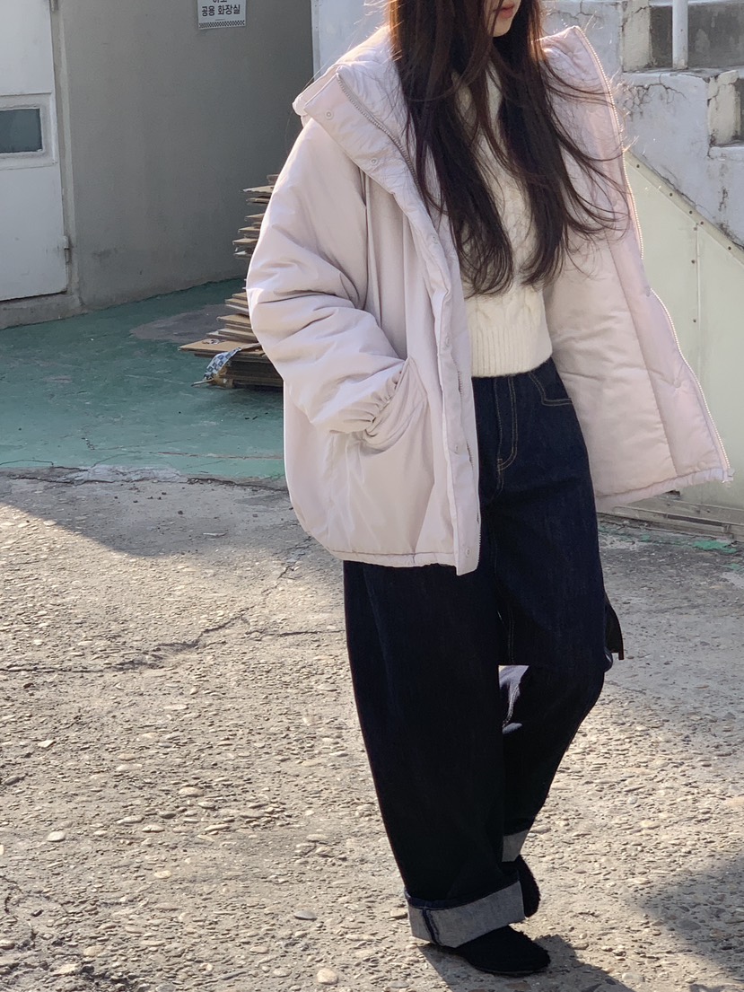 LOGARDEN東大門㊣實拍女士新品人氣熱賣真品職業25秋冬短款棉服LO GARDEN短款棉服