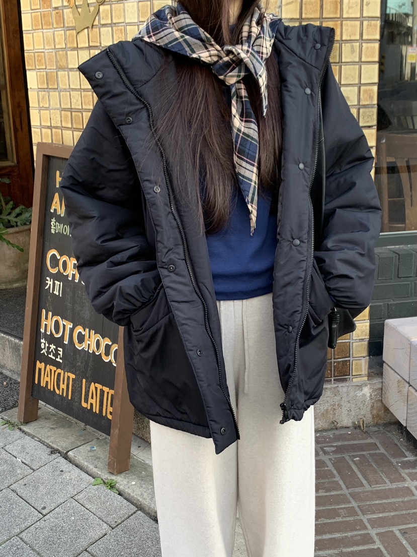 LOGARDEN東大門㊣實拍女士新品人氣熱賣真品職業25秋冬短款棉服LO GARDEN短款棉服圖色2