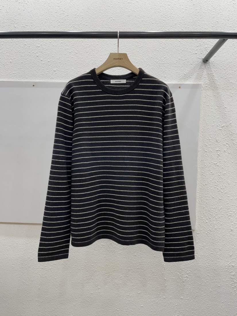 EGGPLANT東大門㊣直郵女裝新品25秋冬推薦熱賣針織衫單排扣EGGPLANT針織衫圖色2