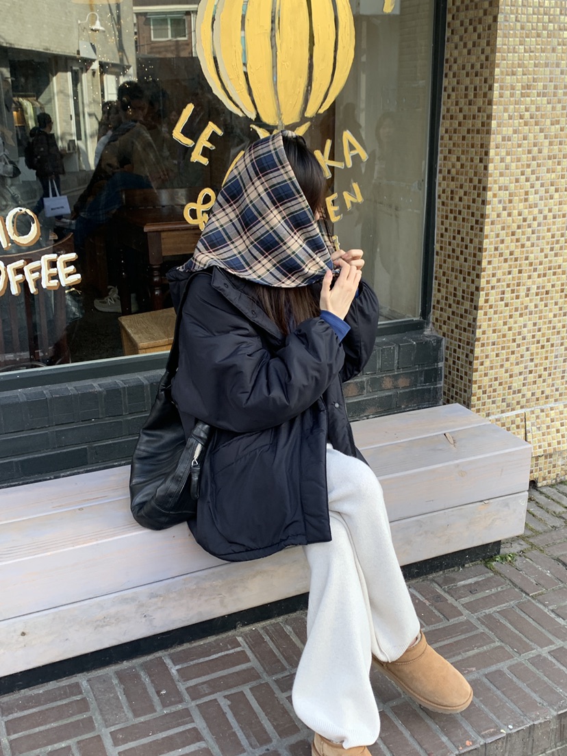 LOGARDEN韓國直郵㊣女裝新款熱賣25秋冬職業推薦休閑圍巾披肩LO GARDEN圍巾/披肩