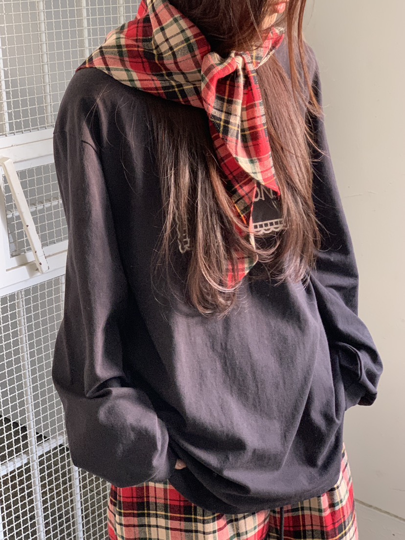 LOGARDEN韓國直郵㊣女裝新款熱賣25秋冬職業推薦休閑圍巾披肩LO GARDEN圍巾/披肩圖色2