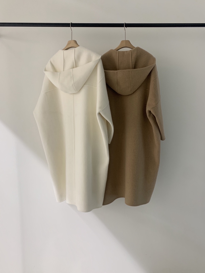 LOGARDEN東大門㊣直郵女裝新品25秋冬休閑中長款大衣羊駝毛LO GARDEN中長款大衣