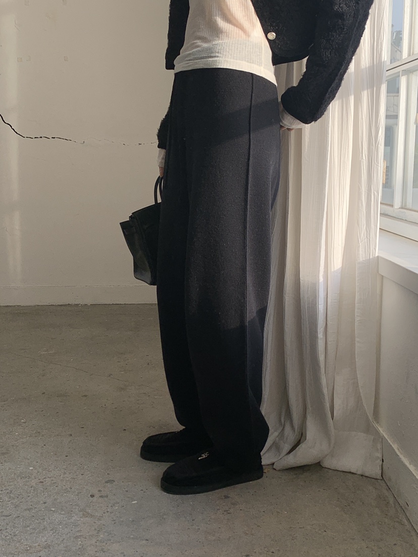 LOGARDEN東大門㊣實拍女裝新品25秋冬熱賣真品人氣推薦休閑褲LO GARDEN休閑褲