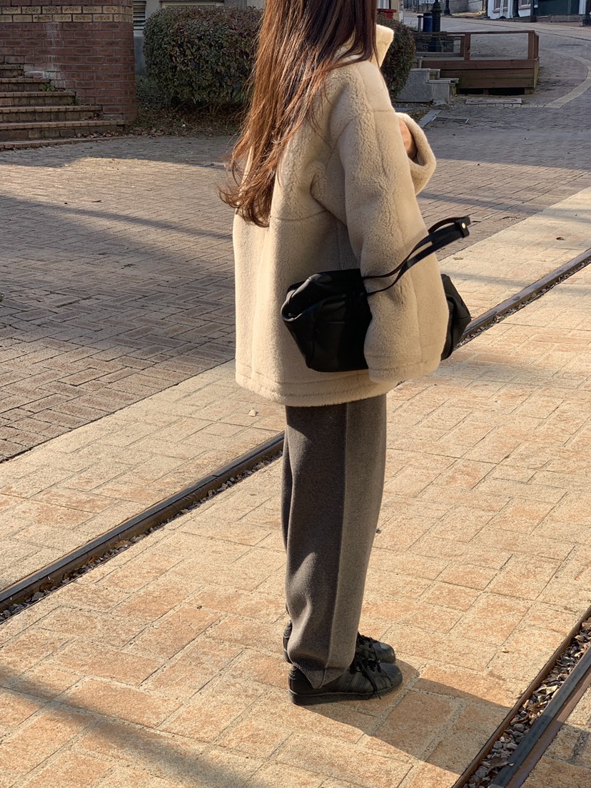 LOGARDEN東大門㊣實拍女裝新品25秋冬熱賣真品人氣推薦休閑褲LO GARDEN休閑褲