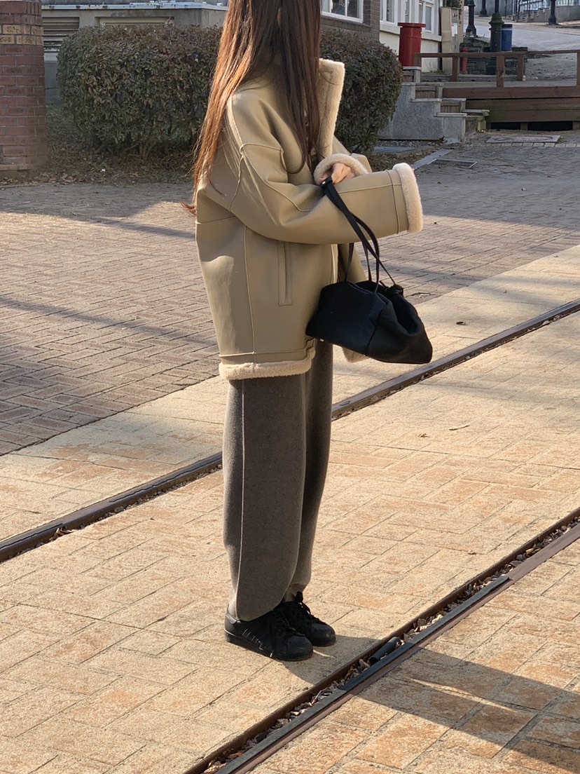 LOGARDEN東大門㊣實拍女裝新品25秋冬熱賣真品人氣推薦休閑褲LO GARDEN休閑褲