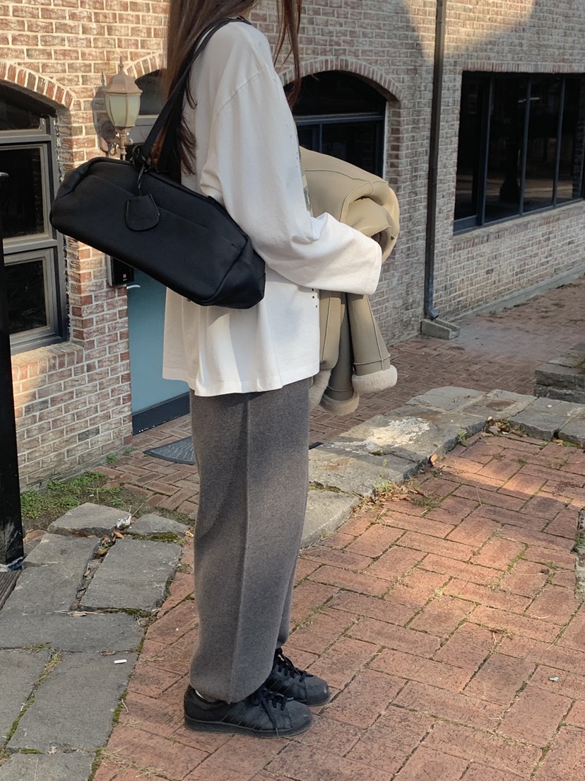 LOGARDEN東大門㊣實拍女裝新品25秋冬熱賣真品人氣推薦休閑褲LO GARDEN休閑褲