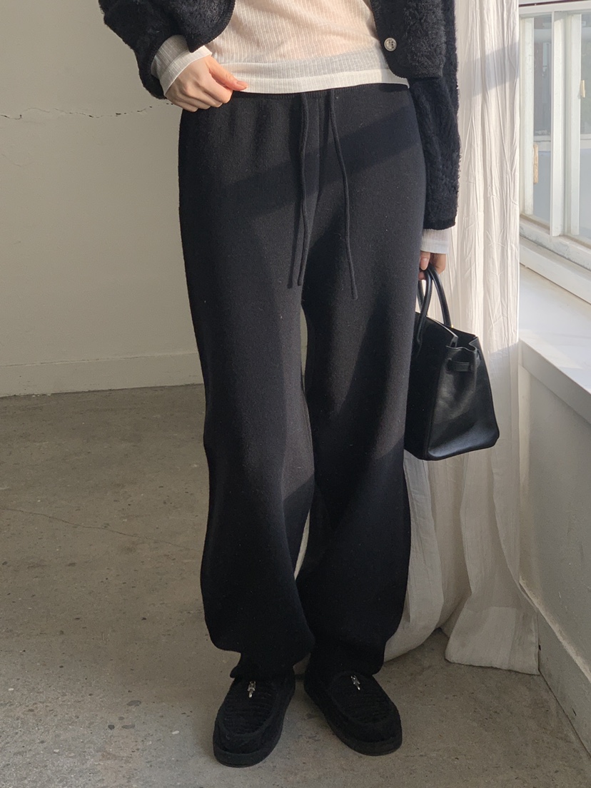 LOGARDEN東大門㊣實拍女裝新品25秋冬熱賣真品人氣推薦休閑褲LO GARDEN休閑褲圖色3