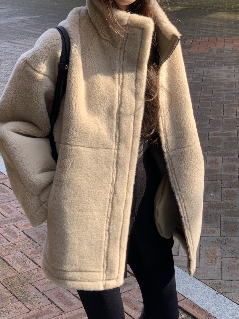 LOGARDEN東大門㊣代購女士新品時尚人氣休閑熱賣真品25秋冬夾克LO GARDEN夾克圖色1