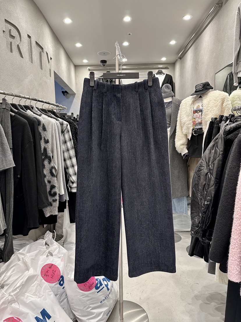 CELEBRITY-A韓國代購㊣女裝新款真品推薦熱賣人氣職業休閑褲CELEBRITY-A休閑褲圖色1