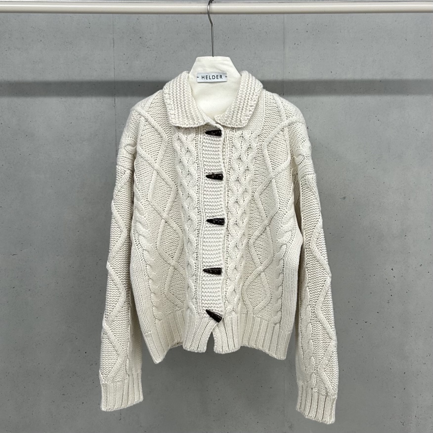 HELDER-P韓國直郵㊣女裝新品人氣推薦職業針織衫麻花針織開衫HELDER針織衫圖色1