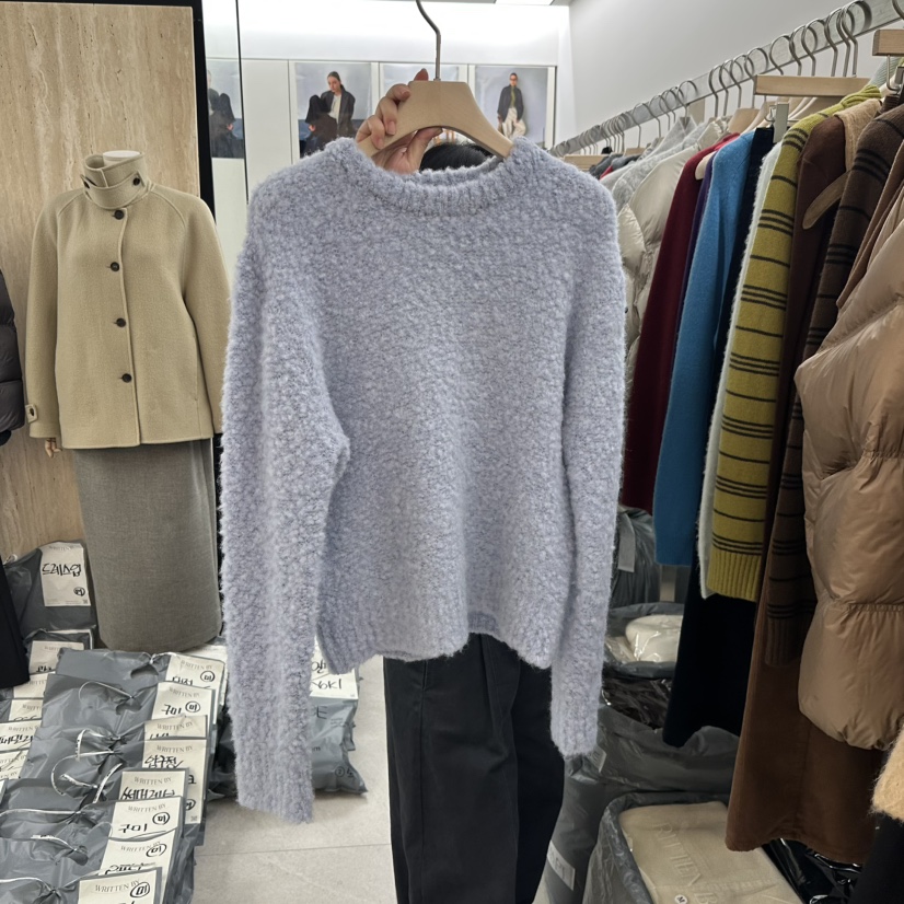 WRITTEN BY韓國直郵㊣女裝新品真品熱賣休閑人氣25秋冬毛衣WRITTEN BY毛衣圖色2